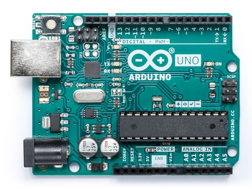 Figure 3) Arduino Uno board.