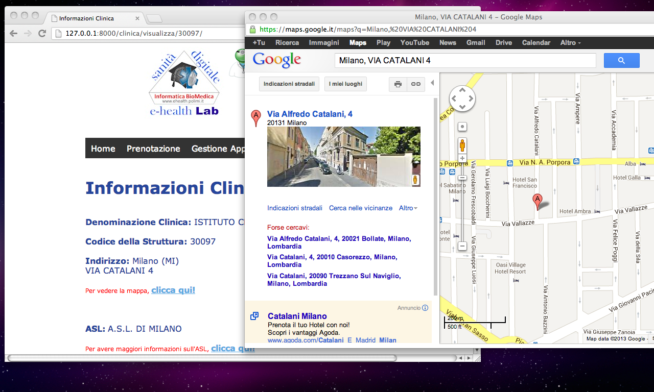 Figure 4) Map about a hospital.