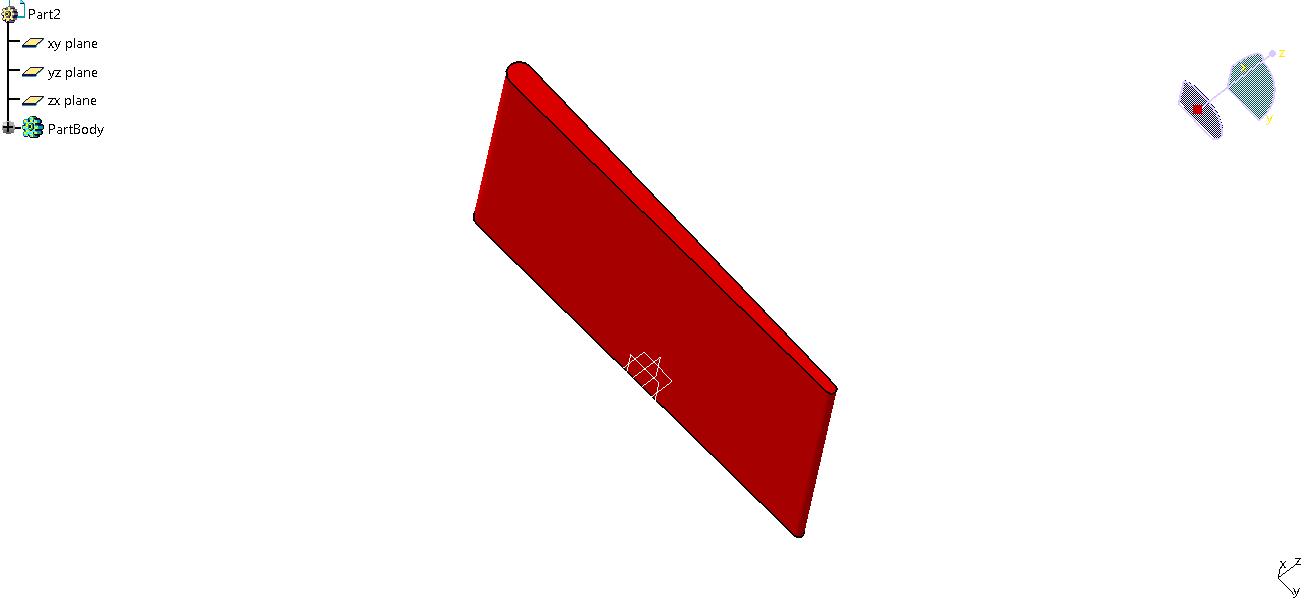 Figure 1) Door image seen from Catia.