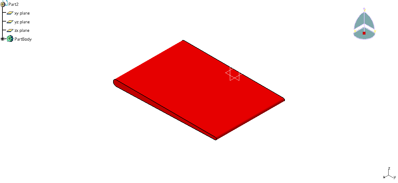 Figure 3) Door image seen from Catia.