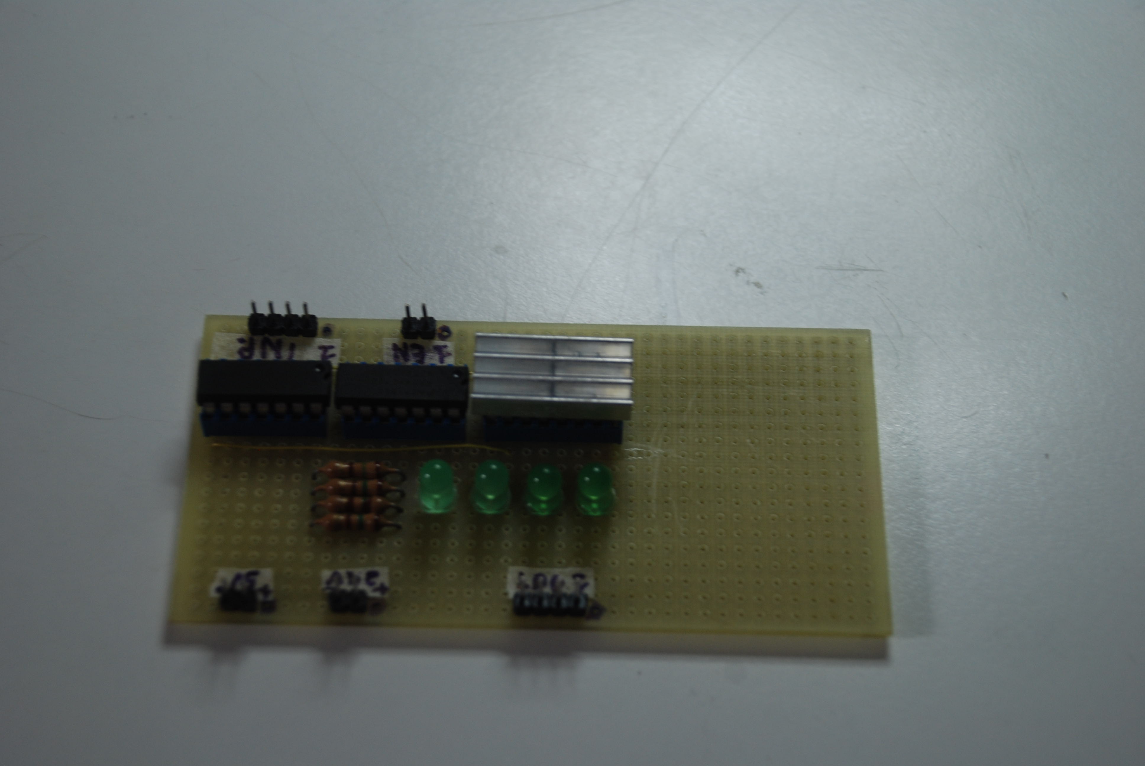 Figure 7) Board for controlling the stepper motor.