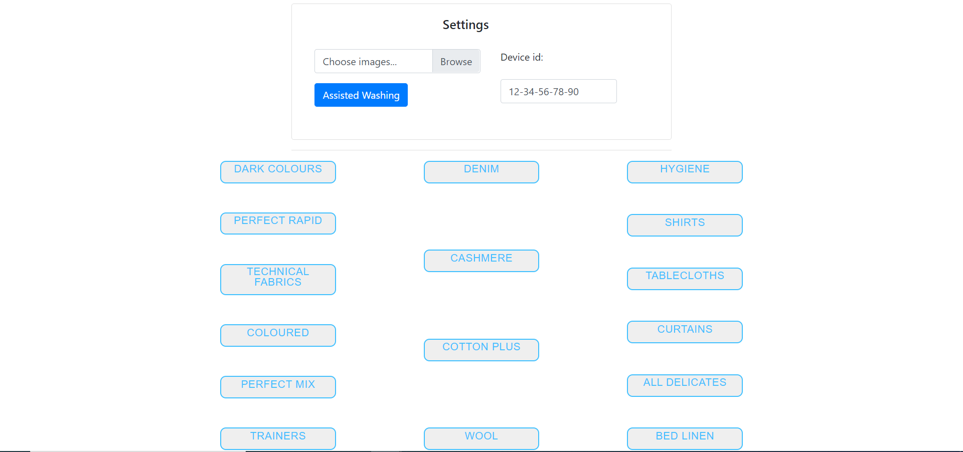 Figure 20) Mobile App UI while awaiting command.